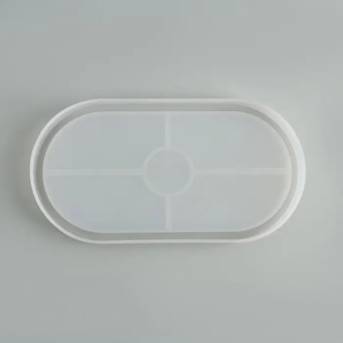 Подставка из гипса. Набор для создания поддона с красками «Овал» Подставка из гипса. Набор для создания поддона с красками «Овал»