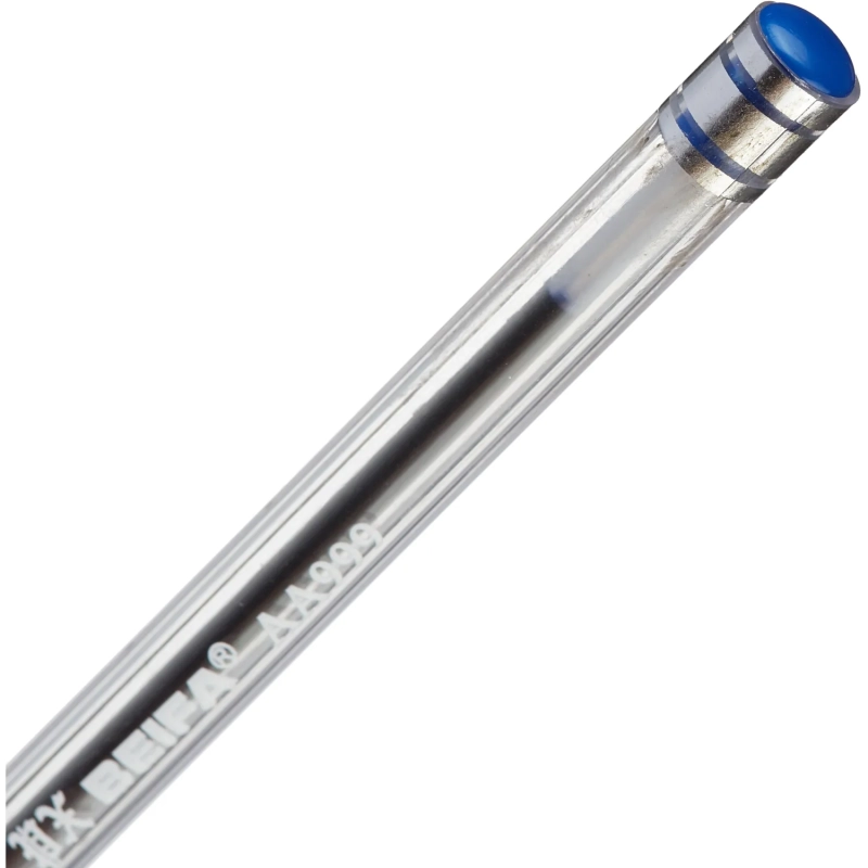 Ручка шариковая неавтомат. Beifa АА999 0,5мм синий с рез.манж.Китай