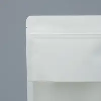 Пакет Zip-lock Крафт, белый, с прямоугольным окном, 12&times;20 см