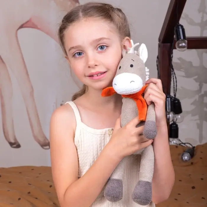 Мягкая игрушка «Лошадка серая», 33 см