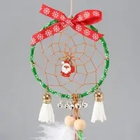 Ловец снов амулет &laquo;Рождественский олень&raquo;, с бубенцами, 9&times;23 см