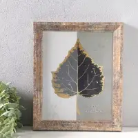 Фоторамка пластик 20х25 см "Прованс" бежево-коричневый 29х23,7х3 см