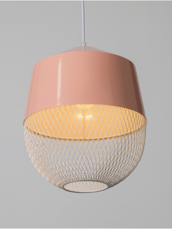 Светильник Lisa 1х40Вт Е27 светло-розовый 26х26х32см Светильник Lisa 1х40Вт Е27 светло-розовый 26х26х32см