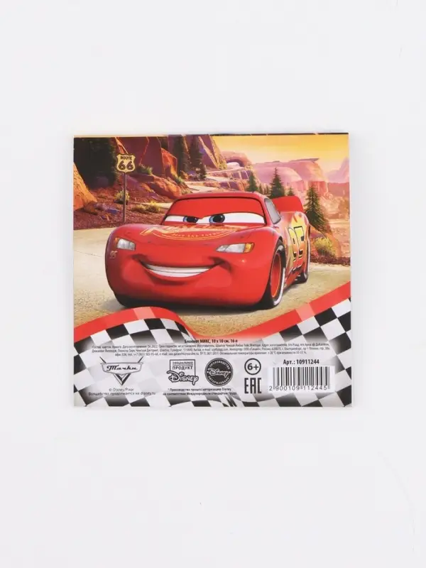 Блокнот 10х10см, 16 л МИКС "Человек паук"