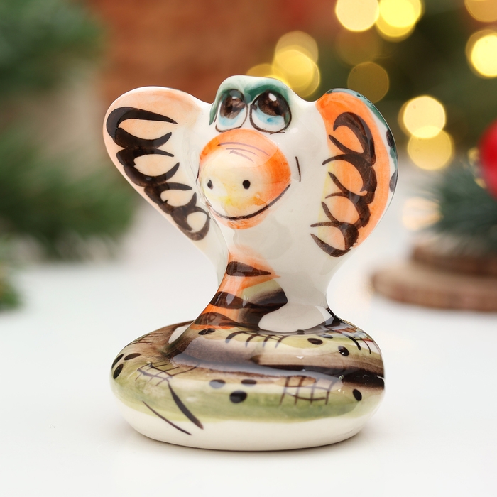 Сувенир Сувенир "Змей Серафим ", гжель, цвет, 7,5 см