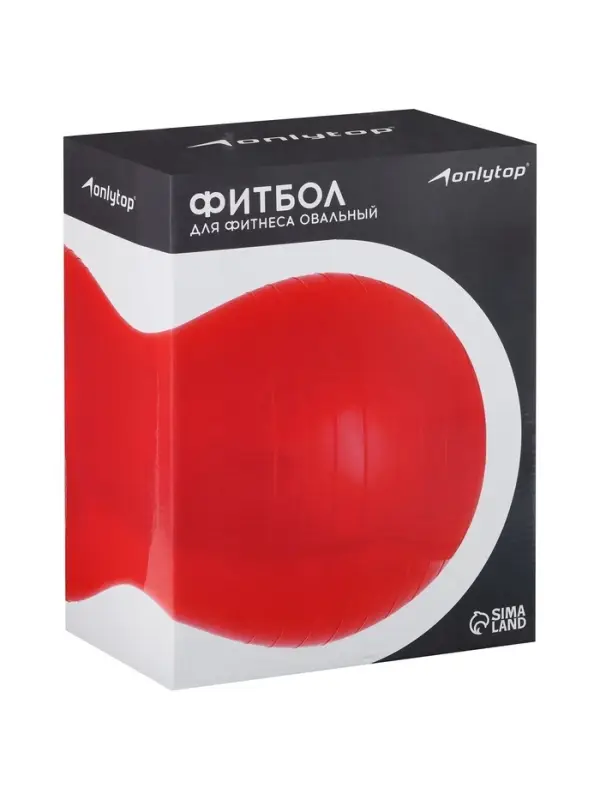 Фитбол &laquo;Гантель&raquo; ONLYTOP, 75&times;38&times;38 см, 900 г, МИКС