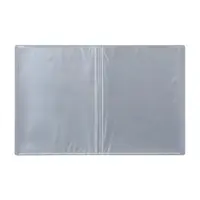 Папка с 20 вкладышами А4, 500 мкм, Calligrata, текстура &laquo;песок&raquo;, серая