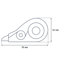 Корректирующая лента Attache Selection боковая подача 5мм 8м '9617
