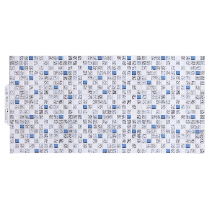 Панель ПВХ Мозаика КОЛЛАЖ ГОЛУБОЙ 480 х 960 мм Панель ПВХ Мозаика КОЛЛАЖ ГОЛУБОЙ 480 х 960 мм
