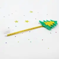 Ручка-прикол Calligrata &laquo;Ёлка&raquo;, синий стержень, шариковая