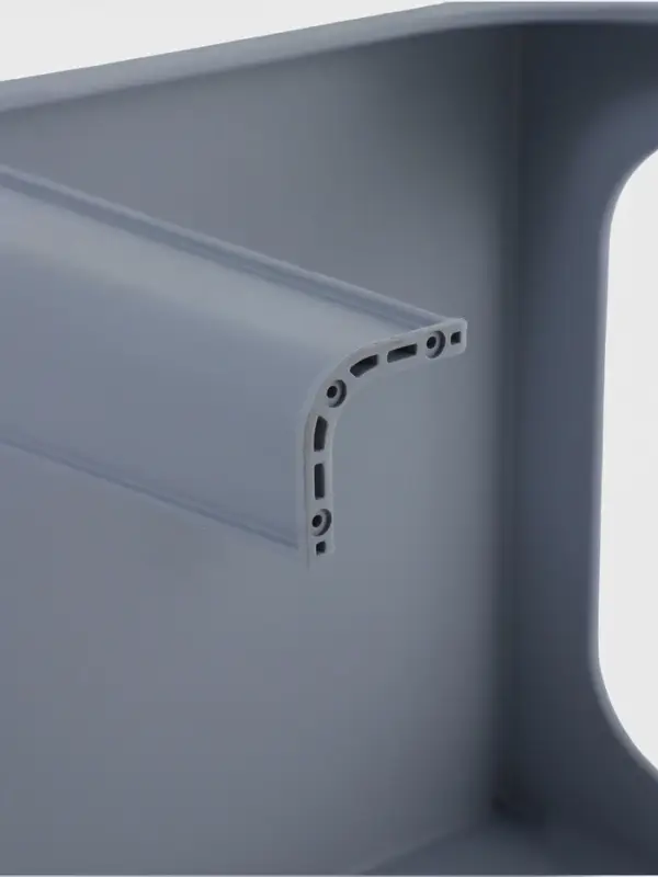 Стол садовый Decorona DeForma, 59.5&times;59.5&times;49.5 см, пластиковый, цвет дымчатый кварц