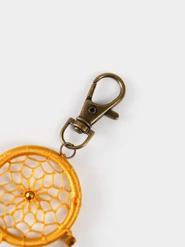 Брелок ловец снов, 17 см, золотистый Брелок ловец снов, 17 см, золотистый