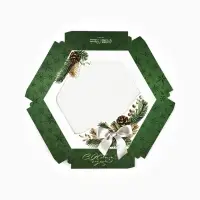 Коробка складная &laquo;С Новым годом!&raquo;, еловые веточки, 20&times;23&times;4 см