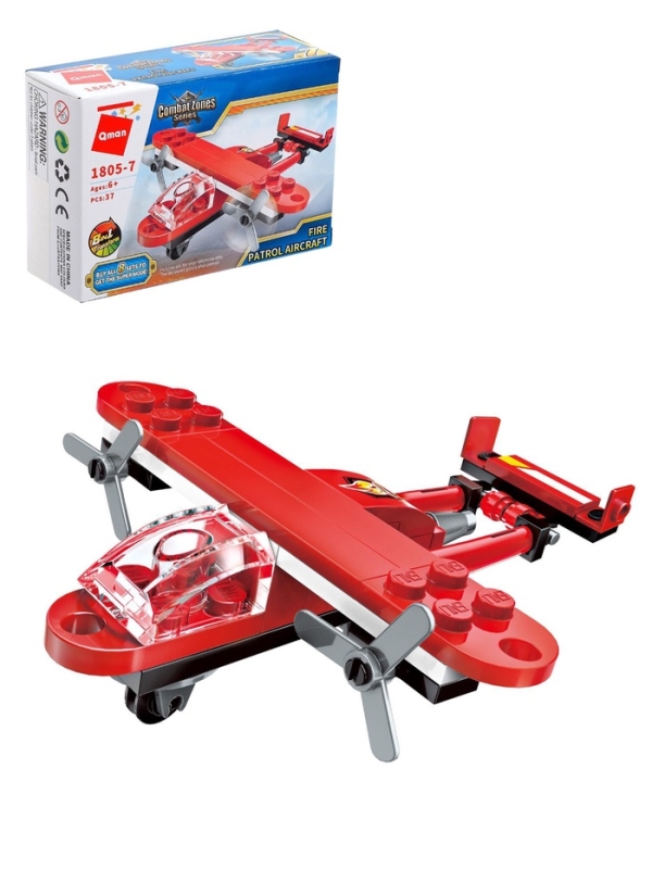 Конструктор Пожарные "Транспорт", 1805-7  37 деталей