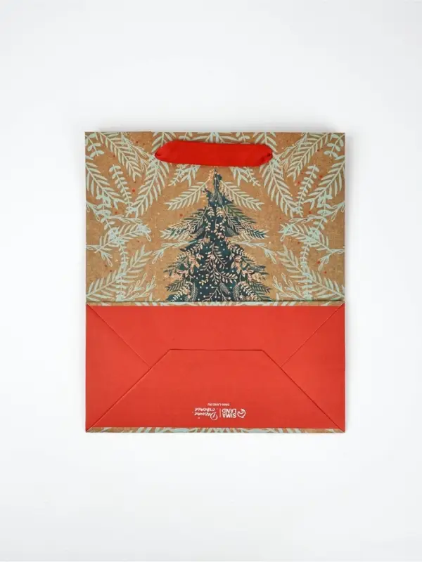 Набор пакетов крафтовых &laquo;Новогоднее поздравление&raquo;