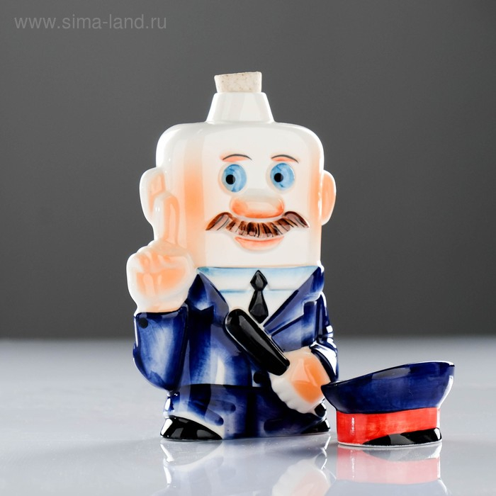 Штоф фарфоровый «Полиция», 0.35 л, в упаковке книге Штоф фарфоровый «Полиция», 0.35 л, в упаковке книге