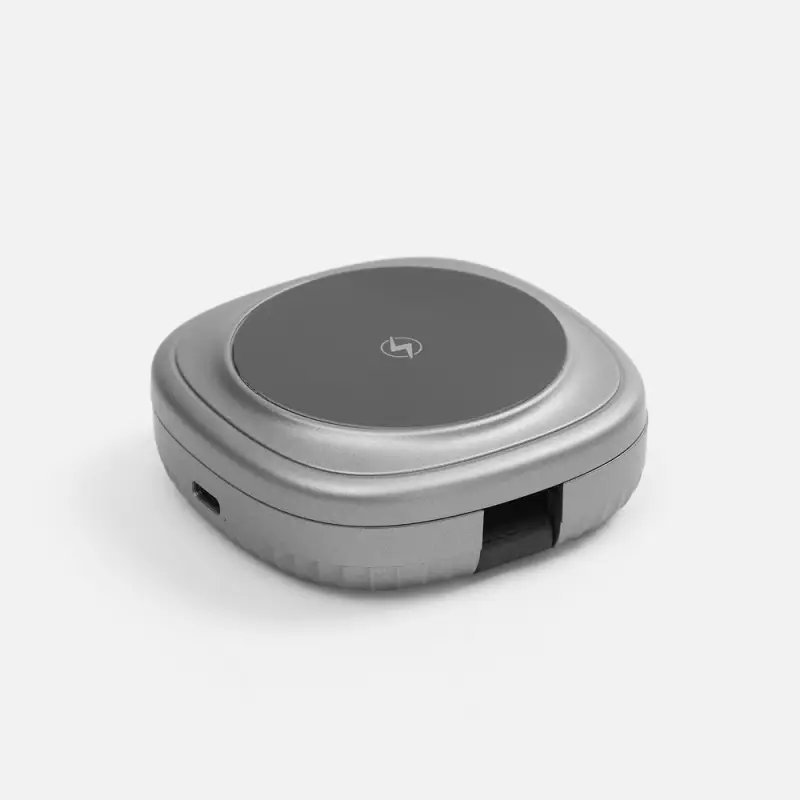 Складная станция беспроводной зарядки flowPad, серая Складная станция беспроводной зарядки flowPad, серая