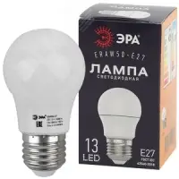 Лампа светодиодная декоративная LED 3 Вт 135Лм 3000К груша белый, белт-лайт E27 220-240В ERAW50-E27