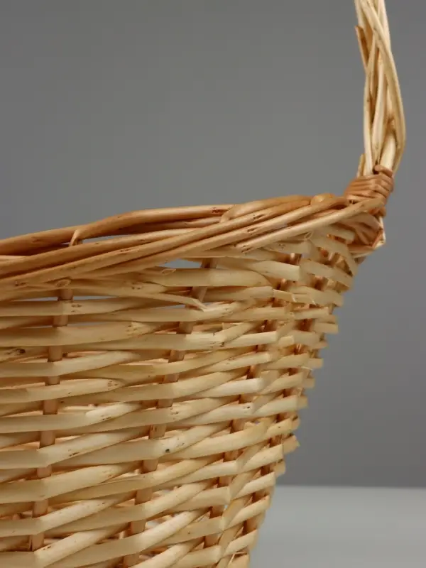 Корзина плетеная (ива) 52х35H16/23/55, 1 шт., натуральный