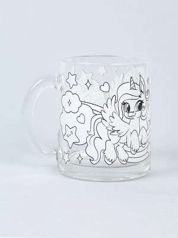 Кружка для росписи + игрушка "Пони" (краска в наборе)
