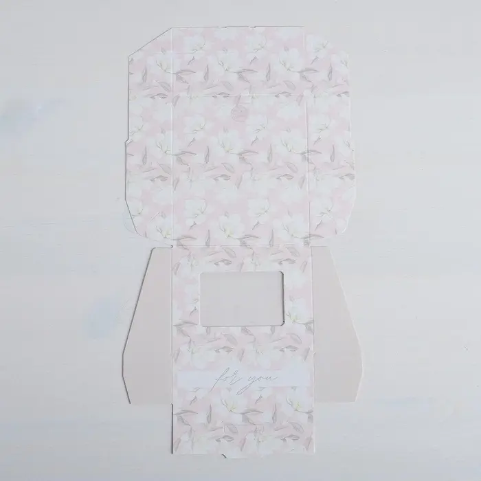 Кондитерская упаковка, коробка с ламинацией &laquo;For you&raquo;, 10&times;8&times;3.5 см