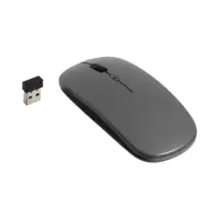 Мышь MB-2.4 беспроводная, оптическая, подсветка, 800-1600 dpi, USB, Bluetooth, серая
