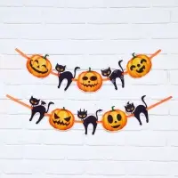 Гирлянда на ленте на Хэллоуин Happy Halloween, длина 250 см