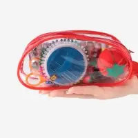 Швейный набор, 74 предмета, в сумочке ПВХ, МИКС