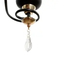 Светильник подвесной BayerLux &laquo;Лира&raquo;, люстра 3хЕ27, 40 Вт, чёрный, 60&times;60&times;85 см