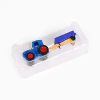 Игрушка трактор с телегой