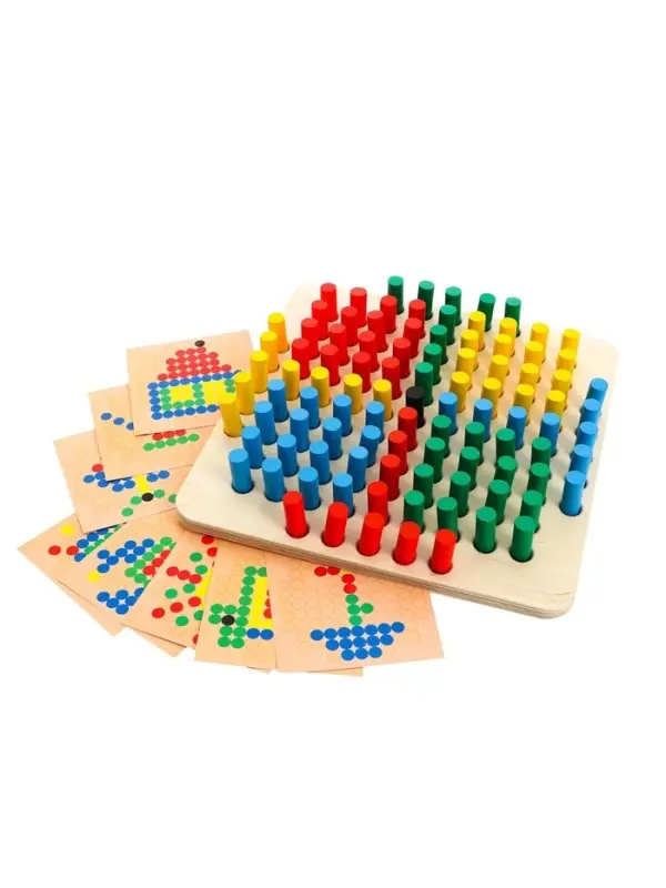 Мозаика деревянная Десятое Королевство &laquo;Весёлые столбики&raquo;