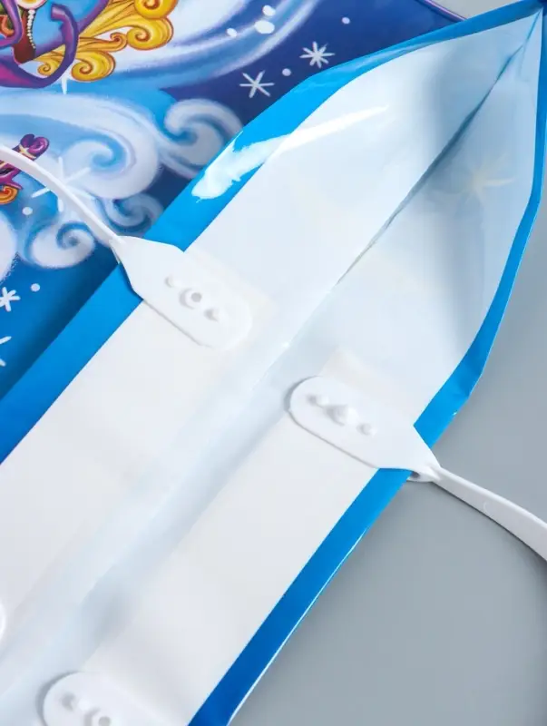 Пакет подарочный новогодний &laquo;Ночка&raquo;, полиэтиленовый с пластиковой ручкой, 40&times;44 см