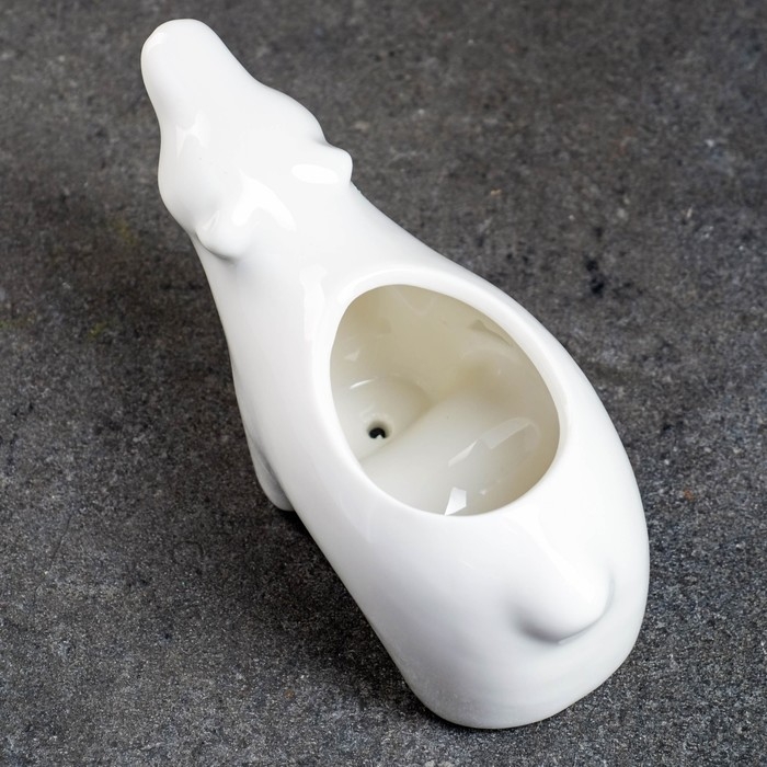 Горшок Горшок "Полярный медведь" 10*14*11 см