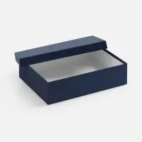 Коробка Drop Top, темно-синяя Коробка Drop Top, темно-синяя