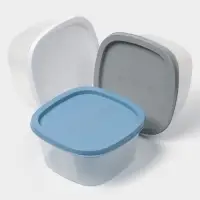 Контейнер для продуктов с мерной шкалой &laquo;BioFresh&raquo;, 900 мл, прозрачный, крышка микс