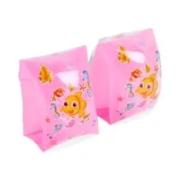 Нарукавники для плавания, размер M, цвет розовый