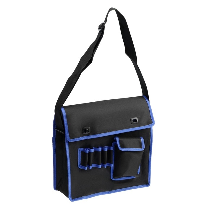 Сумка для инструментов ТУНДРА, карман и 5 петель, два отделения, ремень, 360 х 280 х 130 мм   993329 Сумка для инструментов ТУНДРА, карман и 5 петель, два отделения, ремень, 360 х 280 х 130 мм   993329