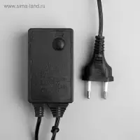 Гирлянда &laquo;Водопад&raquo; 2&times;1.5 м, IP44, тёмная нить, 400 LED, свечение синее, 8 режимов, 220 В