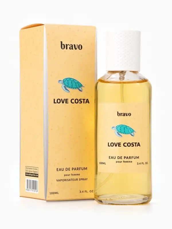 Парфюмерная вода женская Bravo Love Costa, 100 мл (по мотивам Lacoste Pour Femme (Lacoste)