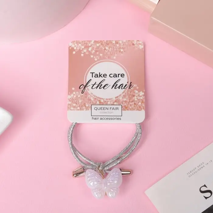 Резинка для волос Резинка для волос "Альба" бабочка, 5 см