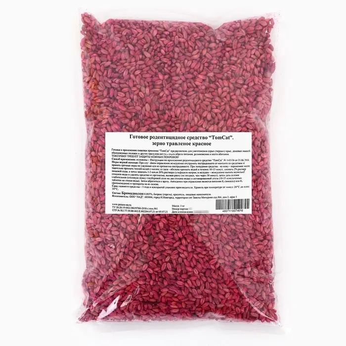 Зерно от грызунов &laquo;ТОМ КОТ&raquo;, 1 кг