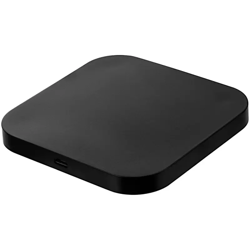 Беспроводное зарядное устройство Interra Plus, черное Беспроводное зарядное устройство Interra Plus, черное