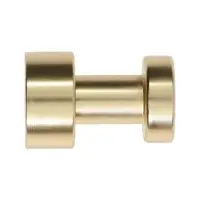 Крючки мебельные CAPPIO TKD033, однорожковый, цвет матовое золото, набор 2 шт