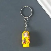 Брелок дерево "Матрёшка" МИКС 3,3х1,8х1,6 см