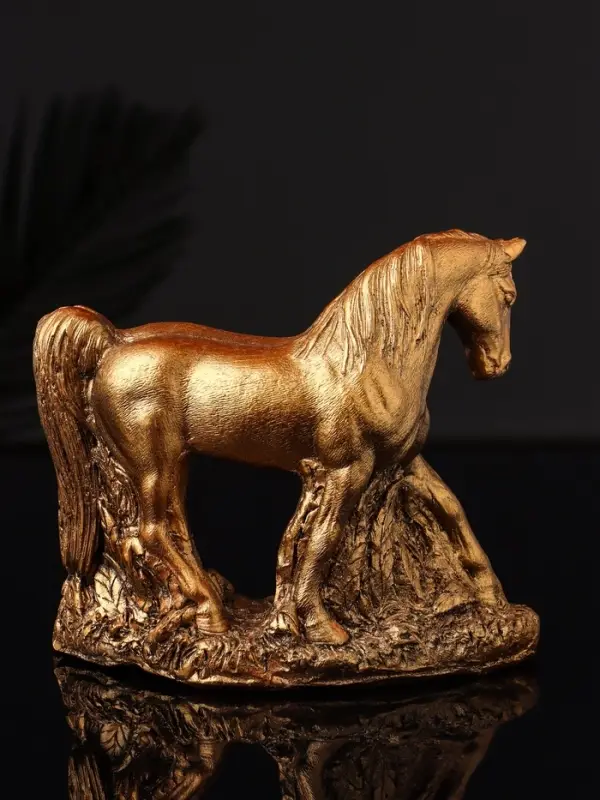 Фигура "Конь Граф" 11х13х5 см, бронза