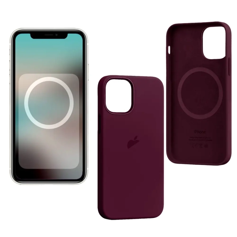Чехол iPh 12 Pro Max Silicon Case Plum Чехол iPh 12 Pro Max Silicon Case Plum
