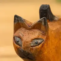 Сувенир &laquo;Причудливый кот&raquo;, 5.5&times;4.5&times;2.5 см, дерево