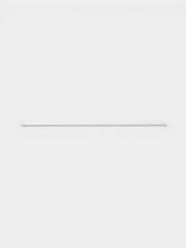 Карниз для ванной &laquo;Доляна&raquo;, телескопический, 110-200 см, стальной, белый