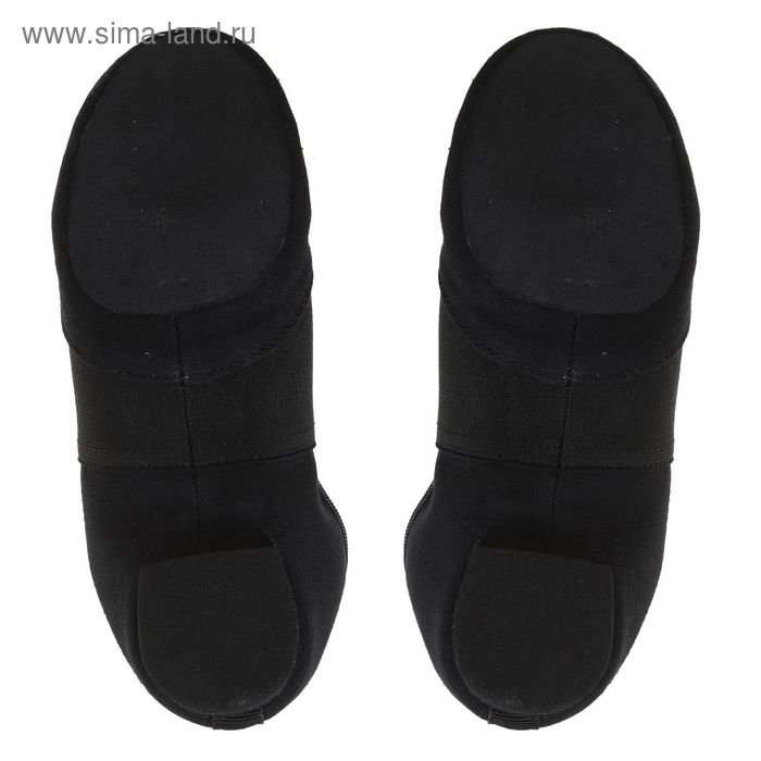 Джазовки тканевые, с резинкой, длина по стельке 21,5 см, цвет чёрный Джазовки тканевые, с резинкой, длина по стельке 21,5 см, цвет чёрный