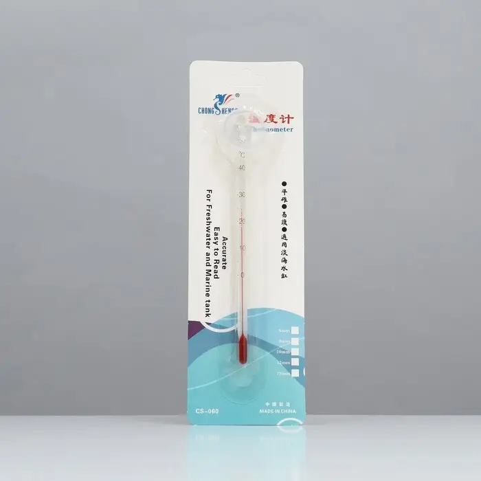 Термометр аквариумный на присоске длинный, 15 см Термометр аквариумный на присоске длинный, 15 см